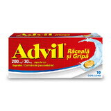 Advil Erkältung und Grippe 200 mg/ 30 mg, 10 Weichkapseln