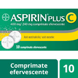 Aspirin Plus C 400 mg/240 mg, 10 Brausetabletten, Bayer