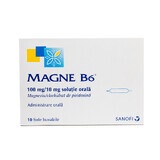 Magne B6, 100 mg/10 mg Magne B6, 10 Fläschchen, Sanofi