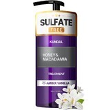 Masca-Tratament Hipoalergenica pentru Par, Extra-Hidratanta cu Proteine, Amber Vanilla, Kundal, 500 ml