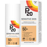 Sensitive Gesichts- und Körpercreme mit SPF 50+, RIEMANN P20, 200 ml
