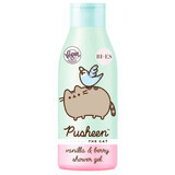 Gel de dus cu aroma de vanilie si fructe de padure, 400 ml, Pusheen