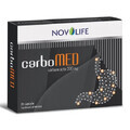 CarboMED activated charcoal, 200 mg, 20 capsules, Novolife