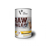 Comida húmeda con carne de pavo para perros adultos Raw Paleo, 400 g, VetExpert