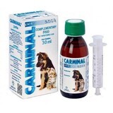 Complément contre les troubles digestifs chez les chiens et les chats Carminal Pets, 30 ml, Catalysis Vet