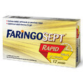 Faringosept Rapid with honey and lemon flavor, 12 pills, Therapy