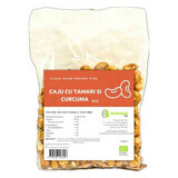 Nuci caju Bio cu Tamari si Curcuma, 250 g, Managis