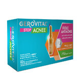 Gerovital Stop Acne Anti-Akne-Fläschchen, 10 Fläschchen x 2 ml, Farmec