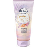 Balea Golden Light Hair Shampoo und Spülung, 200 ml