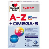 A - Z + OMEGA-3, 30 Kapseln, Doppelherz