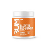 Cbum Series Essential Orange Flavoured Pre-Workout Powder, 399 g, Raw Nutrition