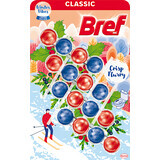 Bref Power Aktiv Crispy Flurry Toilettenerfrischer, 4 Stück