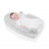 BabyJem Velvet White geneigte Matratze und Kirsche Stämme Tasche