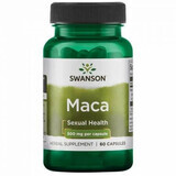 Maca-Wurzel-Extrakt, 500 mg, 60 Kapseln, Swanson