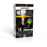 HempStyle Vopsea de păr permanentă cu amoniac 1.0 Negru, 1 buc