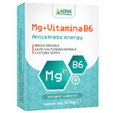 Magnesium + Vitamin B6 Antistress Energie, 30 Kapseln, Adya Green Pharma