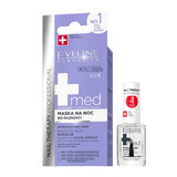 Masca de unghii peste noapte Nail Therapy MED+, 12 ml, Eveline Cosmetics