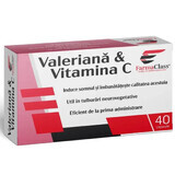 Baldrian und Vitamin C, 40 Kapseln, FarmaClass