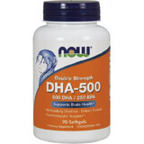 DHA-500 mg Omega 3 x 90 cps me, Now Foods