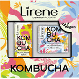 Lirene KOMBUCHA Geschenkset Creme-Gel und feuchtigkeitsspendendes Gesichtswasser, 1 Stück