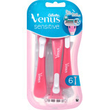 Gillette Venus Sensitive Skin Rasiermesser, 6 Stück