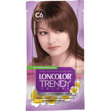 Loncolor Trendy Semi-permanente Farbe Kastanie C6, 1 Stück