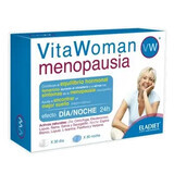 Vitawoman Menopause Ergänzung zur Linderung von Wechseljahrsbeschwerden, 60 Kapseln, Eladiet