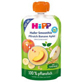 Püree mit Pfirsichen, Äpfeln, Bananen und Hafer, 1 Jahr+, 120 ml, Hipp