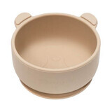 Silicone bowl with suction cup The Little Bear, 6 months+, Bubble Beige, Appekids