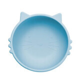 Silicone bowl Kitty I, 6 months+, Aqua Blue, Appekids