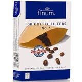 Coffee filters size 2, 100 pieces, Finum