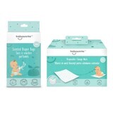 Disposable Diaper Changing Pads, 10 pieces and Scented Diaper Bags, 50 pieces, Baby Works