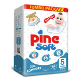 PINE Scutece junior marimea 5, 11-18 kg x 56 buc