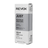 Acid glicolic Just Glycolic Acid 20%, 30 ml, Revox