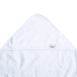 Baby hooded towel, 80x100 cm, White, Tuxi Brands