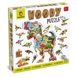 Houten puzzel, +5 jaar, Dinosaurussen, Ludattica