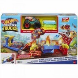 Monster Tracks Blast Station Spielset, Hot Wheels