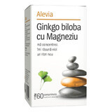 Ginkgo Biloba mit Magnesium, 60 Tabletten, Alevia