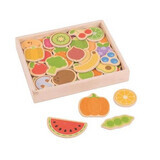 Magnetic fruit and vegetable set, +3 years, Big Jigs