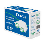 5-laags absorberende pads, 60 x 90 cm, 30 stuks, Davas