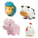 Set of 4 bath toys Farm, Munchkin