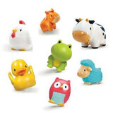 Set of 8 bath toys, Farm, Munchkin