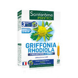 Griffonia Rhodiola, 20 Fläschchen, Santarome Natural