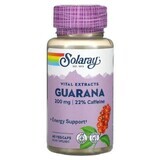 Guarana 200 mg Solaray, 60 Kapseln, Secom