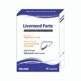 Leberneed Forte hepatoprotektiver Komplex, 30 Kapseln, EsVida Pharma