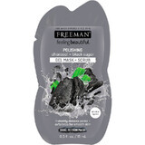 Peeling-Gel-Maske aus Holzkohle und schwarzem Zucker, 15 ml, Freeman