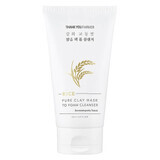 Rice Pure Clay Foaming Cleansing Mask, 150 ml, Thank You Farmer