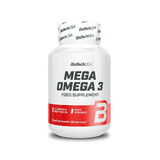 Mega Omega 3, 90 Weichkapseln, BioTech USA