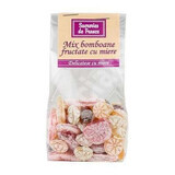 Mix of fruity sweets with honey, 100 g, Sucreries de France