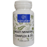 Multi-Mineral-Komplex und D3, 60 Kapseln, Natura+